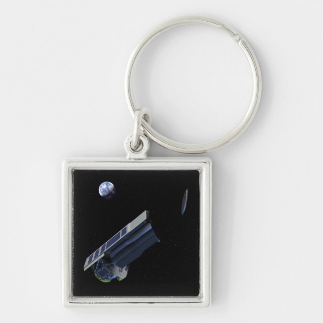 Artists conception of Spitzer Keychain (Front)