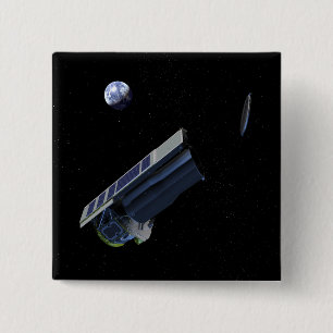 Artists conception of Spitzer Pinback Button