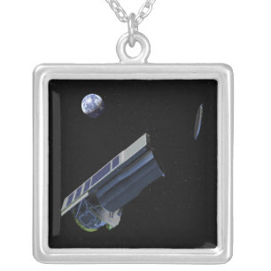 Artists conception of Spitzer Silver Plated Necklace