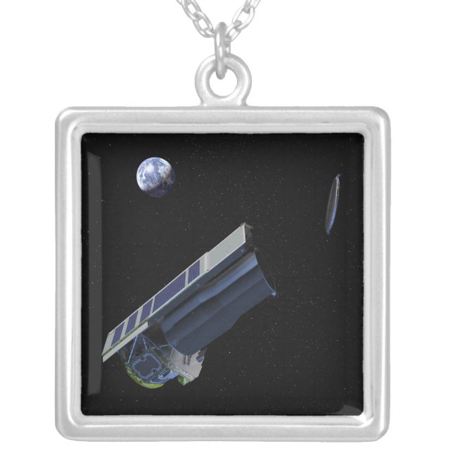 Artists conception of Spitzer Silver Plated Necklace (Front)