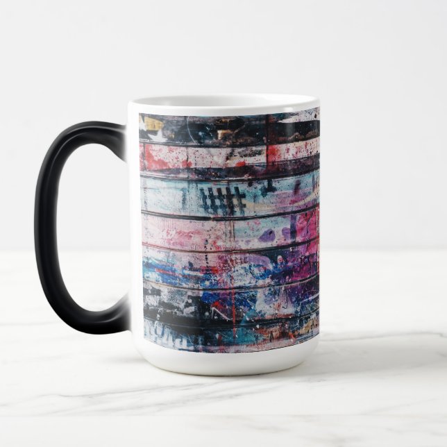 artists floor painting color morph mug  (Left)