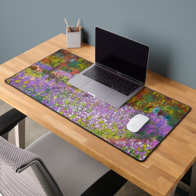 Artist's Garden at Giverny by After Claude Monet Desk Mat (Office 2)
