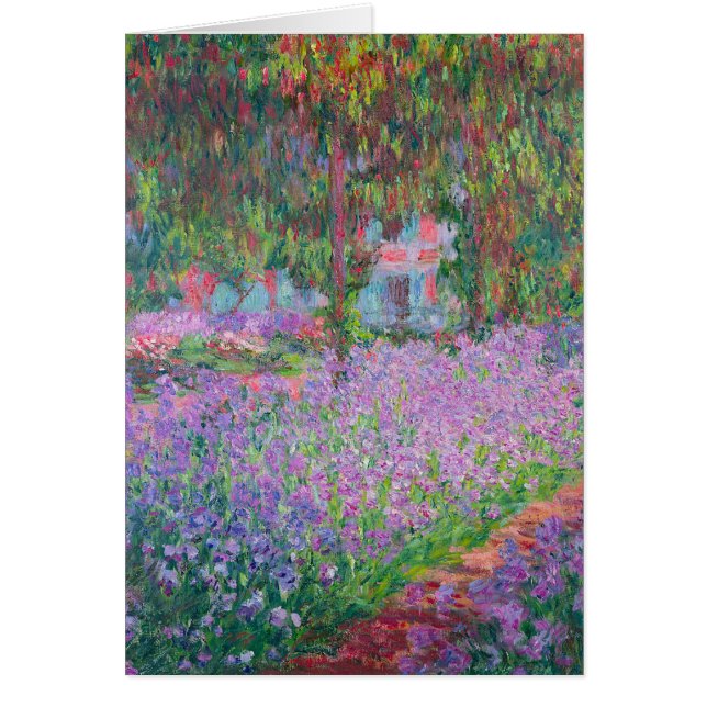 Artist's Garden at Giverny by Claude Monet (Front)