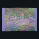 Artist's Garden at Giverny by Claude Monet Kitchen Towel<br><div class="desc">Artist's Garden at Giverny (1900) by Claude Monet is a vintage impressionist fine art nature painting featuring flowers in Claude Monet's gardens at his house in Giverny, France. About the artist: Claude Monet (1840-1926) was a founder of the French impressionist painting movement with most of his paintings being "en plein...</div>