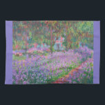 Artist's Garden at Giverny by Claude Monet Kitchen Towel<br><div class="desc">Artist's Garden at Giverny (1900) by Claude Monet is a vintage impressionist fine art nature painting featuring flowers in Claude Monet's gardens at his house in Giverny, France. About the artist: Claude Monet (1840-1926) was a founder of the French impressionist painting movement with most of his paintings being "en plein...</div>