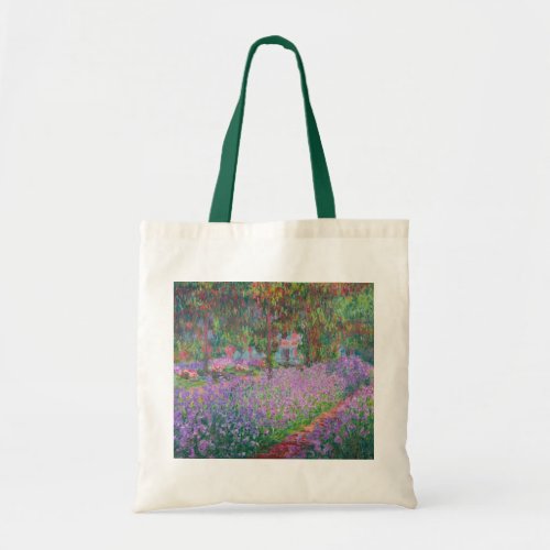 Artists Garden at Giverny by Claude Monet Tote Bag