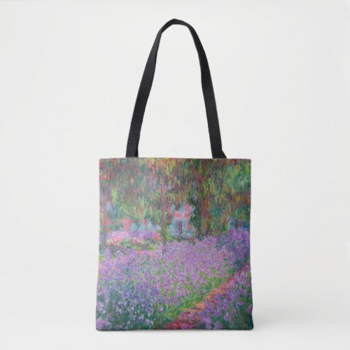 Artists Garden at Giverny by Claude Monet Tote Bag