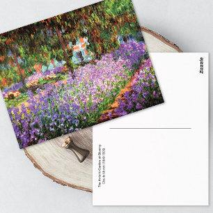 Artist's Garden at Giverny Claude Monet Postcard