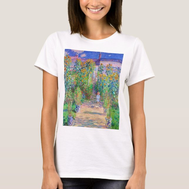 Artist's Garden, Monet T-Shirt (Front)