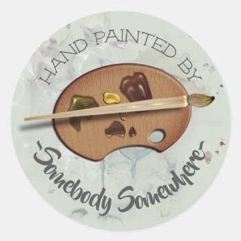 Artists Hand Painted By Label by Specialeetees at Zazzle