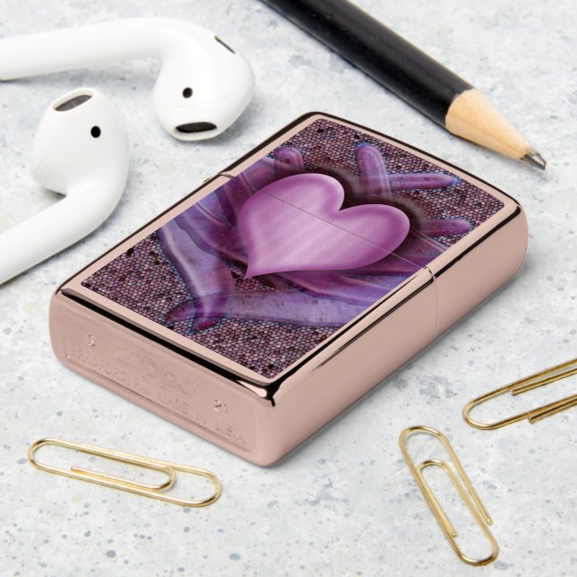 Artists Heart Unveiled Zippo Lighter (On Table 2)