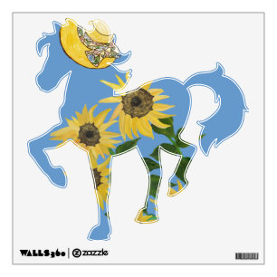 Artist's horse wall decal