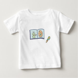 Artists Journey Cute Sketchbook Art Baby T-Shirt