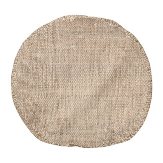 Artist's linen canvas: coarse texture pouf