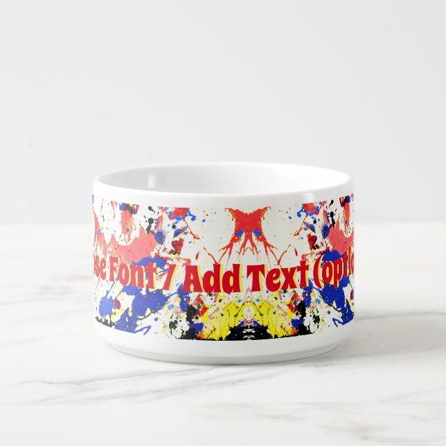 Artists Paint Splatter Bowl (Center)