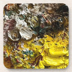 Artist's palette #1 beverage coaster