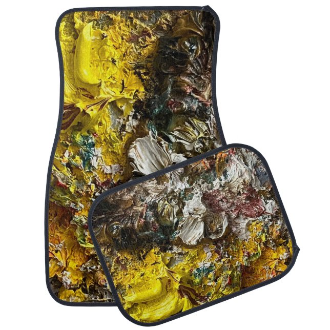 Artist's palette #1 car floor mat (Set)
