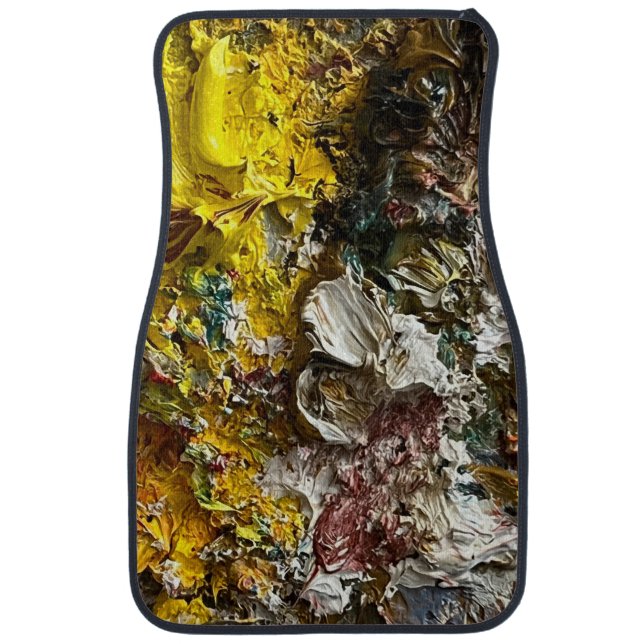 Artist's palette #1 car floor mat (Front)