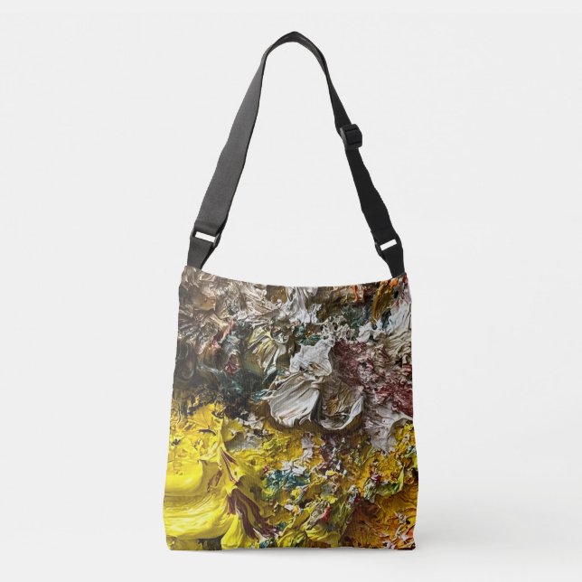 Artist's palette #1 crossbody bag (Front)
