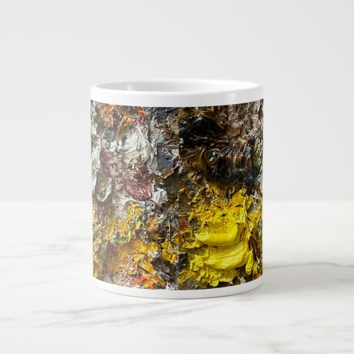 Artists palette 1 giant coffee mug