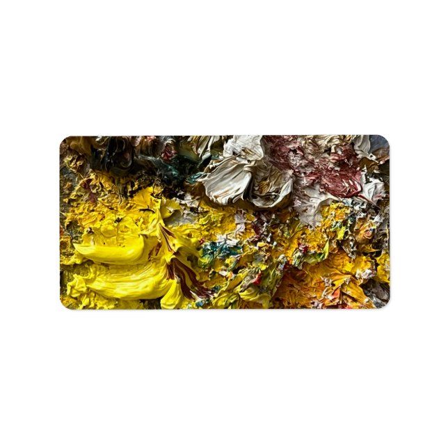 Artist's palette #1 label (Front)