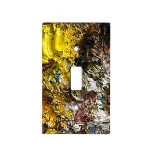 Artist's palette #1 light switch cover