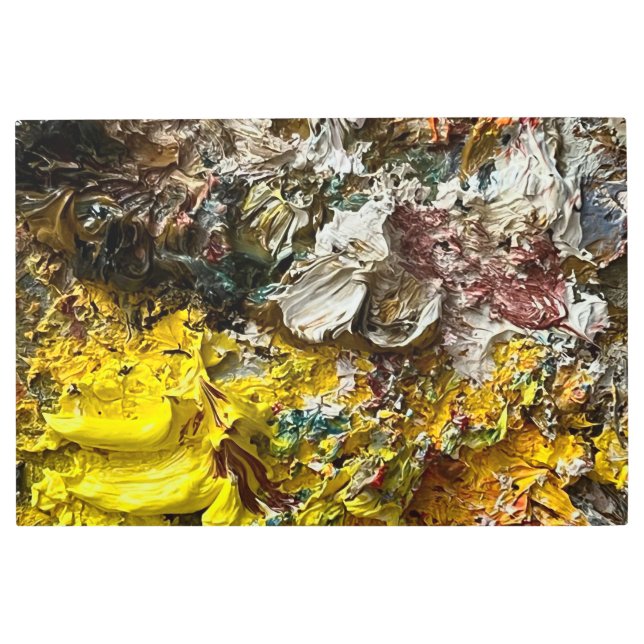 Artist's palette #1 metal print (Front)