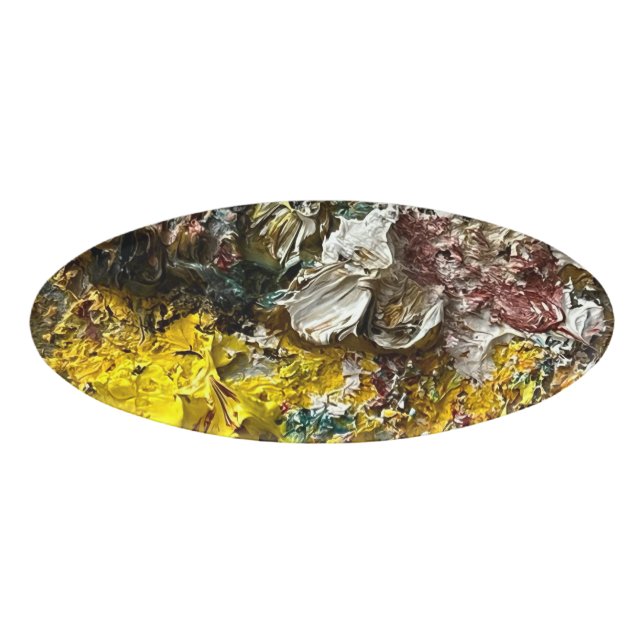 Artist's palette #1 name tag (Front)