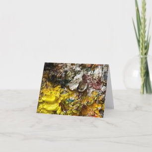 Artist's palette #1 note card