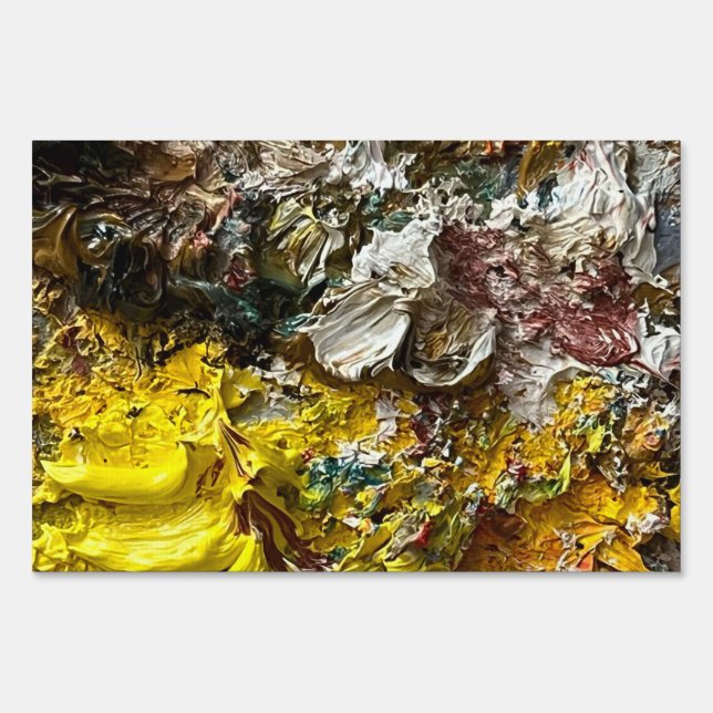 Artist's palette #1 sign (Front)