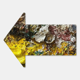 Artist's palette #1 sign