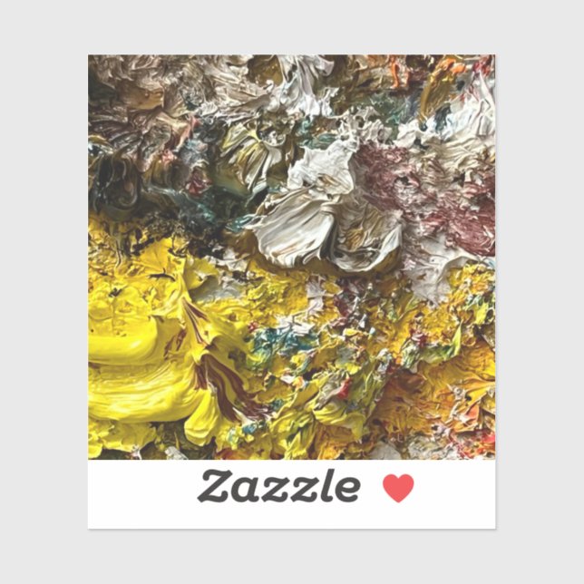 Artist's palette #1 sticker (Sheet)