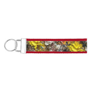 Artist's palette #1 wrist keychain