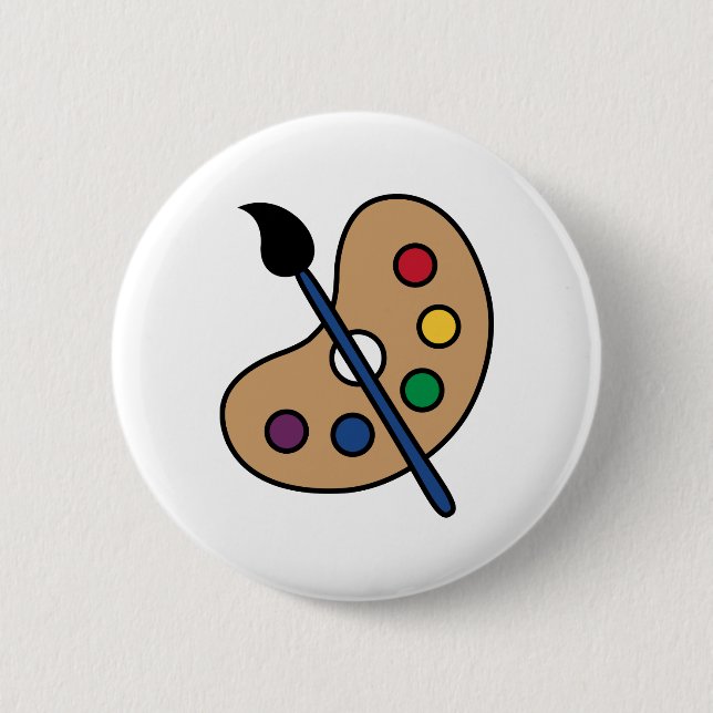 Artists Palette Button (Front)