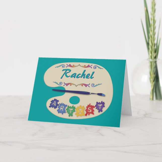 Artist's Palette Card (Front)