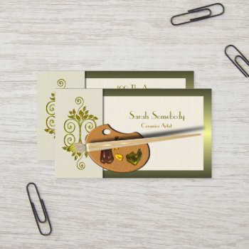 Artists Palette Graphic Profile Card by Specialeetees at Zazzle