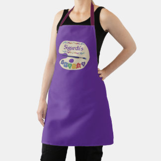 Artists Palette Painting Smock Apron