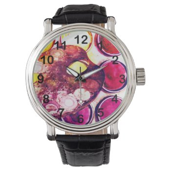 Artist's Palette Watch by justbecauseiloveyou at Zazzle