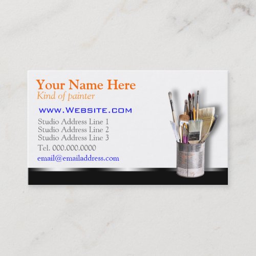 Artist's Profile Card Business Cards