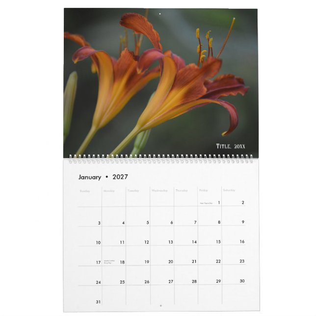ARTIST's Promotional Art Calendar (Jan 2027)