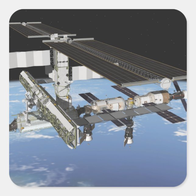 Artist's rendering square sticker (Front)