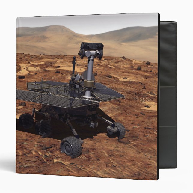Artists rendition of Mars Rover 2 Binder (Front/Inside)