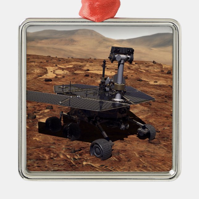 Artists rendition of Mars Rover 2 Metal Ornament (Front)
