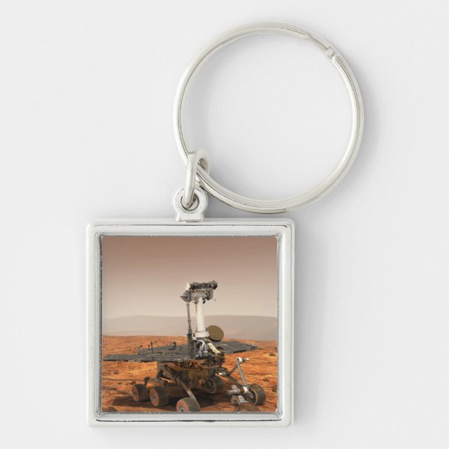 Artists rendition of Mars Rover Keychain (Front)