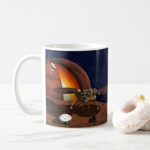 Artists Rendition Of The Insight Lander Coffee Mug