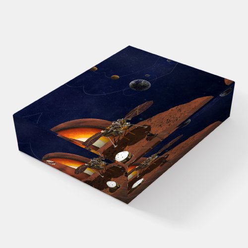 Artists Rendition Of The Insight Lander Paperweight