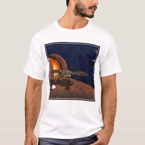 Artists Rendition Of The Insight Lander T_Shirt