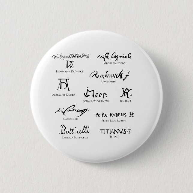 artists-signatures-No5-classical-artists Button (Front)