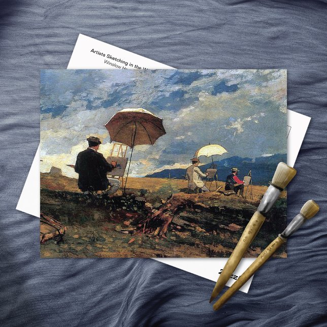 Artists Sketching White Mountains Winslow Homer Postcard (Creator Uploaded)