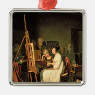 Artist's Studio Metal Ornament